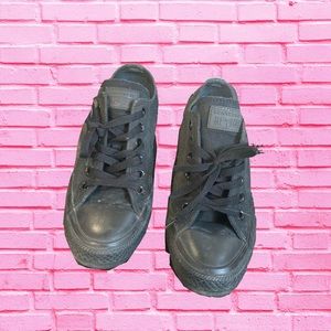 Black on Black Converse